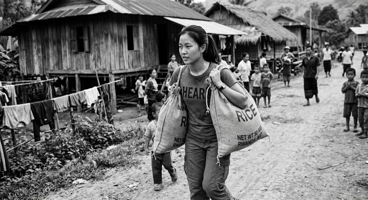 Humanitarian resilience imagery