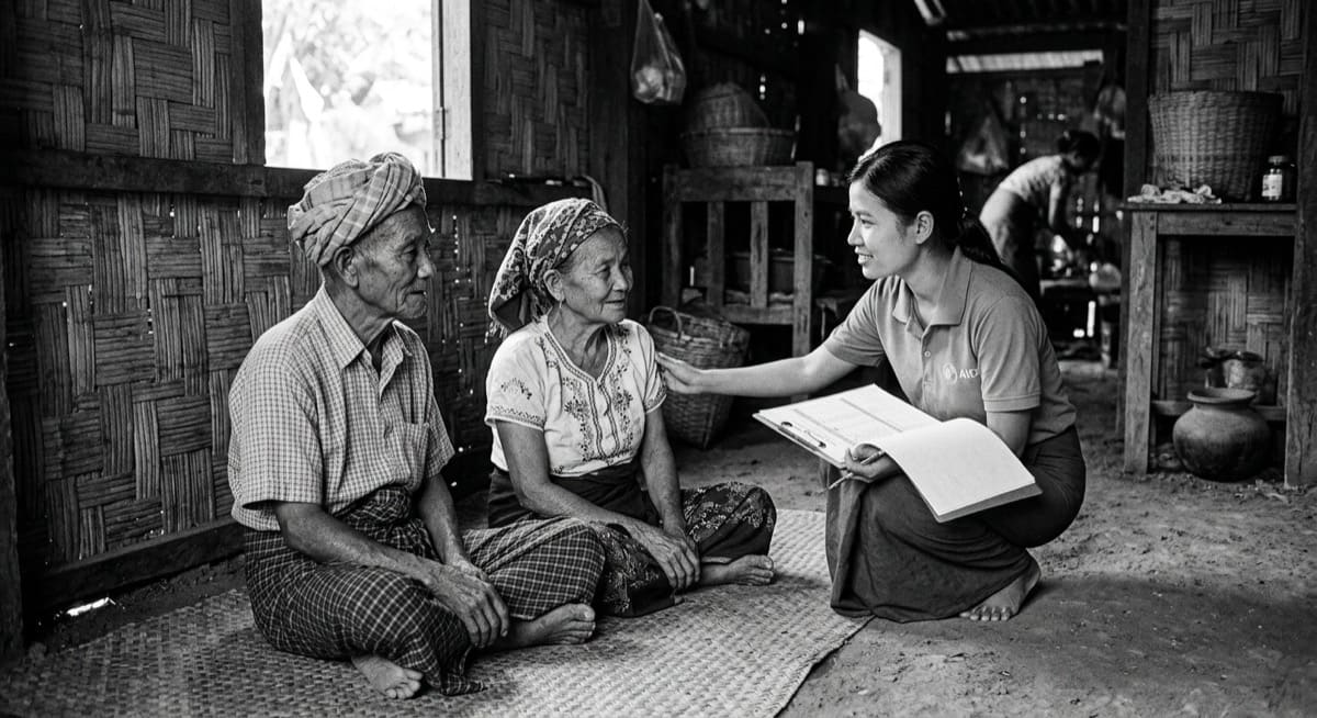 Ethnic minorities receiving support